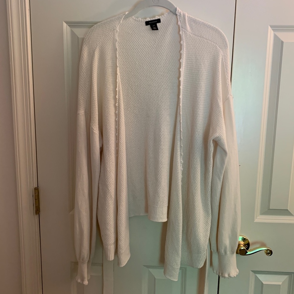 Plus Size Halogen Cardigan with Tie at Waist